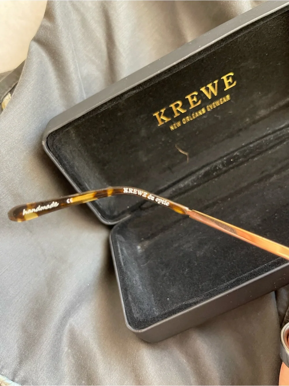 KREWE Louisa Red/Orange Mirrored Sunglasses
